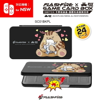 強強滾-FlashFire X 霹靂布袋戲 switch遊戲卡24片磁吸收納盒-黑