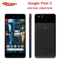 Original Google Pixel 2 Unlocked 5.0'' inch Octa Core Single SIM 4G LTE Android cellphone 4GB RAM 128GB ROM smartphone