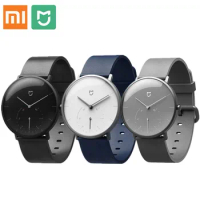 Used Xiaomi Mijia Smart Quartz Watches 3ATM Waterproof Pedometer Bluetooth 4.0 Mi Band 316L Steel Sm