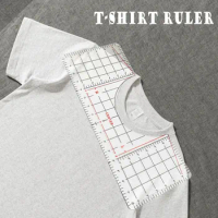T-shirt Alignment Ruler For Guiding T-shirt Design Fashion Rulers With Size Chart Diy Drawing Template Craft Tool Drafting#p3