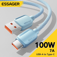 Essager 7A USB to Type C Cable 100W High Sensitivity Charging Cable for Samsung Xiaomi Oneplus Smart