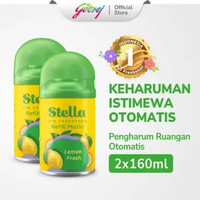 Stella Matic Refill Pewangi Ruangan Otomatis Lemon Fresh 160ml Isi 2