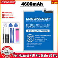 LOSONCOER 4600mAh HB486486ECW Battery For Huawei P30 Pro P30 Mate20 Mate 20
