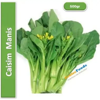 Caisim Manis Baby Lokal Segar - Sayur Caisim Hijau Manis / Sawi Hijau Manis Baby Fresh | 500gr [ Har