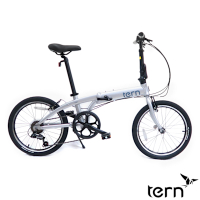 TERN Link A7 20吋V夾7速鋁合金折疊自行車/小折-白金底藍標