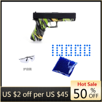 2023 New Glock Gel Blaster Balls s Toy Manual Paintball Water e For s Boys CS Shooting Gifts