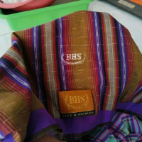 sarung bhs sutra spunsilk grade gold silver - kes full sutra gold