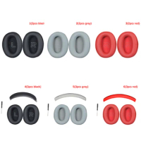 For Edifier W820BT W828NB Headphone Head Beam Cushion Leather Ear Pads Cover Sponge Earmuffs