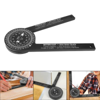 ABS Angle Finder Woodworking Scale Level With Marking Pencil Meter Gauge Tools Carpenter Angle Finder Mitre Saw Protractor