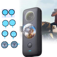 1Set Lens Protector For Insta360 One X2 Sticky Lens Guards For Insta 360 One X3 Anti-scratch Camera Cover Protective Accessories