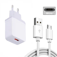 For Huawei P Smart Z 2019 S Phone Charger 5V 2A USB adapter Type C Micro Charge Cable Honor 8 9 lite 20s 30 Honor 9A 9X 9S 8S 8A