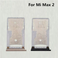 10pcs/lot For xiaomi max2 SIM SIM Card Tray Holder Micro SD Card Slot Holder Adapter for Xiaomi MAX 2 / Mi MAX2