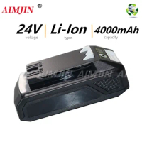 Li-ion Rechargeable Battery Replacement 24V 4000mAh For Greenworks Tools compatible 20352 22232