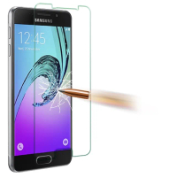 【YANG YI 揚邑】Samsung Galaxy A3 2016 4.7吋 9H鋼化玻璃保護貼膜(防爆防刮防眩弧邊)