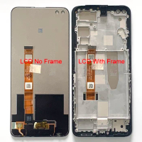 6.57 Original For Oppo Realme X50 5G RMX2144 LCD Display Screen Frame+Touch Panel Digitizer For Oppo Realme X50M 5G LCD