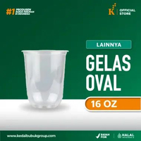 Gelas Polos Oval 16 Oz