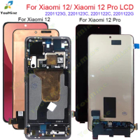 AMOLED For xiaomi 12 lcd Mi 12 Pro display with touch screen digitizer for xiaomi 12 pro lcd display xiaomi 12pro display
