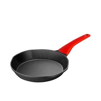 炊大皇不粘鍋麥飯石色煎鍋26牛排鍋平底鑊無油煙電磁爐通用24cm-24cm小V（無蓋）商超款 均碼-款式2