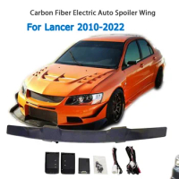 Carbon Electric Auto Auto Rear Electric Spoiler Wings For Lancer 2010-2022