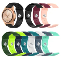 22mm Silicone Band For Samsung Gear S3 Frontier Galaxy Watch 46mm 20mm Silicone Watch Strap Bracelet For Samsung Gear S2 42mm
