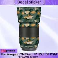 For Yongnuo YN85mm F1.8S II DF DSM For SONY Mount Camera Lens Skin Anti-Scratch Protective Film Body Protector Sticker
