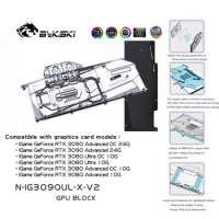 Bykski GPU Water Block For Colorful iGame RTX 3080 Ultra OC 10G , Water Cooler , VGA Radiator , N-IG3090UL-X-V2