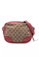 Gucci 二手 Gucci Gg 帆布 Bree 斜背包