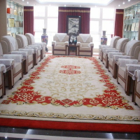 手工高檔商用會議室貴賓接待室地毯會客廳工程滿鋪羊毛地毯可定制