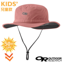 Outdoor Research 兒童款 Helios Sun Hat UPF50+ 抗紫外線透氣防曬大盤帽子.圓盤帽_粉灰