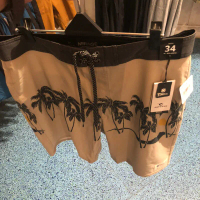boardshort pria rip curl original mirage tropics surf khaki boardshort