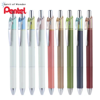 Pentel Energel Gel Pen Quick Drying Kawaii Pen Stripe Clena BLN75L 0.5mm Press Color Pens For School Student Stationery 1Pcs
