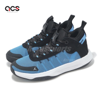 Nike 籃球鞋 Jordan Jumpman 2020 GS 大童 女鞋 藍 黑 氣墊 運動鞋 BQ3451-400