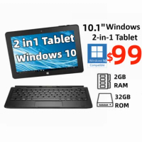 2024 Hot Sales 2 in1 Tablet PC 10.1 INCH G8811 Windows 10 Tablet 2GB DDR +32GB With Docking Keyboard HDMI-Compatible Quad Core