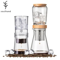SOULHAND 800/350ml Ice Drip Coffee Pot Coffee Maker Filter Glass Percolators Espresso Kitchen Barista Dripper Cold Brewer