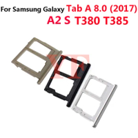 For Samsung Galaxy Tab A 8.0 2017 Tab A2 S T380 T385 SIM Card Tray Slot Holder Adapter Socket Repair Parts