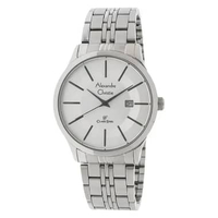 Alexandre Christie AC 8348 MD Jam Tangan Pria Classic Stainless Steel Analog dengan Fitur Tanggal - 