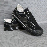 Sepatu Kompas Low blck Pria Wanita Kasual - Model Terbaru - Shoes, Casual talisepatu Black