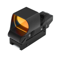 Red Dot Sight Riflescope Wide View Scopes Hunting Reflex Sight Unlimited Eye Relief Holographic 20mm Rail