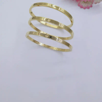 Gelang bangle uk 16 titanium polos