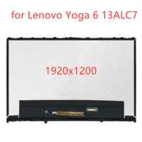 For Lenovo Yoga 6 13ALC7 82UD008DGE 82UD008EGE 2022 LCD Display Touch Screen Digitizer Assembly Frame 1920x1200 30pin Replacemen