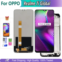 6.5" Original LCD For Realme 7i Global LCD Touch Display Screen For Realme7i Helio G85 RMX2193 Screen Assembly Repair Digitizer
