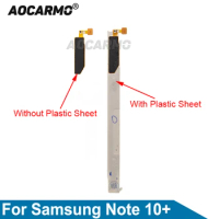 Aocarmo For Samsung Galaxy Note 10+ Note10 Plus Stylus Touch S Pen Flex Cable Wireless Induction Coil With Plastic Plate Parts