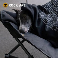 ROCK APE 洛克猩球 寵物戶外摺疊行軍床 | 狗狗離地防潮床 露營便攜寵物床 耐磨透氣室外床 大型犬適用