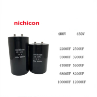 (1pcs) Nichicon 400V2200UF3300UF4700UF5600UF 450V6800UF8200uf10000uf12000uf15000UF400V Aluminum Electrolytic Capacitor