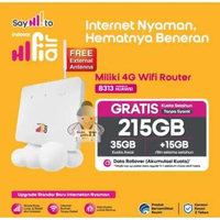 Indosat HiFi Air B313 Modem WiFi Router Wireless 4G Free Tri Indosat 215GB