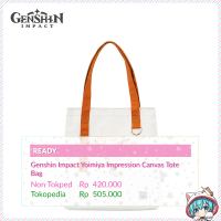 Genshin Impact Yoimiya Impression Canvas Tote Bag