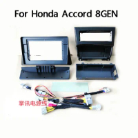 For Honda Accord 8GEN 2007-2013 10.1 inch Car Fascias Navigation Frame Dash Frame Kit For Universal Android Multimedia Player