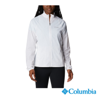 Columbia 哥倫比亞 女款 -野跑防風防潑外套-白色 UWR87600WT / S23
