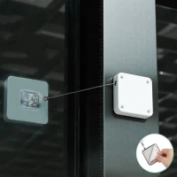 Automatic Sensor Door Closer Punch-free Adjustable Surface Door Stopper Automatically Close Door Bracket Closer Home Improvement