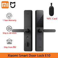 Xiaomi Smart Door Lock Bluetooth Password NFC Fingerprint Unlock Class-C Intelligent Doorbell Work with Mi Home App E10